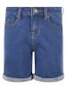 Urban Classics Urban Classics Damen Girls Organic Stretch Denim 5 Pocket Shorts in clearblue washed