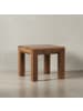 KADIMA DESIGN Couchtisch Massivholz 45x40x45 cm Wohnzimmertisch braun in Massivholz
