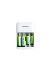 Philips Philips Ladegerät für Akkus + USB-Kabel 2xAAA 700mAh +2xAA 1300mAh