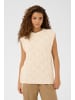 SAINT TROPEZ Strickweste PavaaniSZ Gerade Passform in Seedpearl