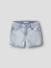 name it Jeansshorts in Light Blue Bleached Denim