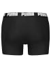 Puma Boxershort 6er Pack in Schwarz/Blau/Grau