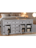 ebuy24 Schrank New Mexico Grau 200 x 44 cm