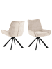 ebuy24 Esszimmerstuhl Eddie Beige 2er Set
