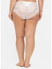 sheego Hüftslip in weiß +  weiß