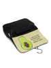 Mr. & Mrs. Panda Kosmetiktasche Avocado Kern mit Spruch in Gelb Pastell