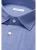 Seidensticker Flanellhemd Slim in Mittelblau
