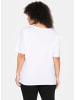 sheego T-Shirt in weiß