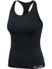 Hummel Hummel Top Hmlclea Yoga Damen Atmungsaktiv Feuchtigkeitsabsorbierenden Nahtlosen in BLACK MELANGE