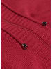 GOLDNER Sportliche Strickjacke in rubinrot