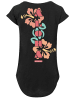 F4NT4STIC Long Cut T-Shirt PLUS SIZE Aloha in schwarz