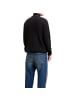 Jack and Jones JORBLEECKER Knit Half Zip BF in Schwarz