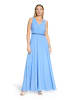 Vera Mont Abendkleid mit Plissee in Paris Blue