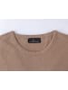 Clark Crown® Basic Crew Neck Strickpullover in beige