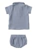 Sterntaler Set Shirt mit Hose Maritim in blaugrau