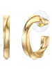 Yokoamii Creolen aus Metall-Legierung in gelbgold