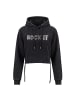 myMo ROCKS Women Hoodie in Black Stone Wash