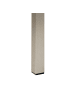 Beliani Gartentisch VERNIO in Schwarz/Silber - (W) 90 x (H) 76 x (L) 180 cm