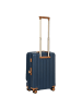 BRIC`s Capri 4 Rollen Kabinentrolley 55 cm Laptopfach mit Dehnfalte in blue