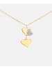 Diamant L'éternel Halskette aus 375 Gelbgold mit Diamant Herz-Design