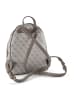 Guess Manhattan II Daypack 33 cm in dark taupe logo