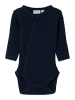 name it Baby Wickelbody NBNWAFFE LS WRAP BODY in dark sapphire