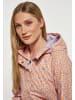 Schmuddelwedda Damen Regenjacke in Pastelllavendel Orange Leo