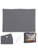 relaxdays Sonnensegel in Grau (B)300 x (T)400 cm