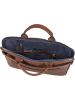 JOOP! Aktentasche Loreto Samu BriefBag SHZ in Dark Brown