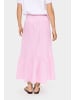 SAINT TROPEZ Rock ElmikoSZ Gerade Passform in Fandango Pink White Stripe