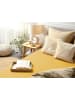 Beliani Bettlaken JANBU in Gelb - (W) 180 x (H) 30 x (L) 200 cm