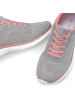 LASCANA Sneaker in grau/orange