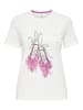 ONLY T-Shirt 'NIKITA LIFE' Weiß