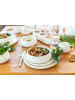 Mäser Tellerset, Porzellan Taya in Weiß