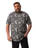 Men Plus Kurzarm T-Shirt in schwarz