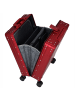 Aleon Business 4-Rollen Kabinentrolley Aluminium 55 cm ruby