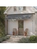 SONGMICS Klemmmarkise Sheld in Anthrazit - (B)120 x (H)(220-300) x (T)350 cm