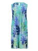 Betty Barclay Plisseekleid ohne Arm in Blau/Grün