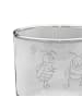 Mr. & Mrs. Panda Whiskey Glas Bienen Paar mit Spruch in Transparent