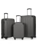 Hauptstadtkoffer Spree - Koffer-Set 3 Trolley Hartschale Koffer Gepäckset, TSA, 4 Rollen (S, M & L) in Graphit