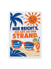 Mr. & Mrs. Panda Grußkarte Sonnenbrille verspielt Design mit Spruch in Weiß