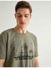 KOTON T-shirt in Khaki