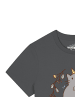wat? Apparel T-Shirt Unicorn Cat in Grau