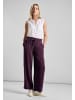 Street One Wide Leg Hose in Violett