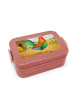 Mr. & Mrs. Panda MEPAL Bentobox Hahn Korn Design ohne Spruch in Rot Pastell