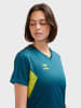 Hummel T-Shirt Hmlauthentic Damen in BLUE CORAL/SULPHUR SPRING