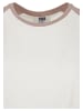 Urban Classics Urban Classics Damen Ladies Contrast Raglan Tee in whitesand/duskrose