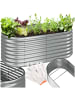tectake Pflanzenkasten Flormma, 603l, verzinkt, 160x80x60cm