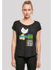 F4NT4STIC Long Cut T-Shirt Woodstock Festival Poster' in schwarz