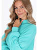 IZIA Women Sweater in turquoise